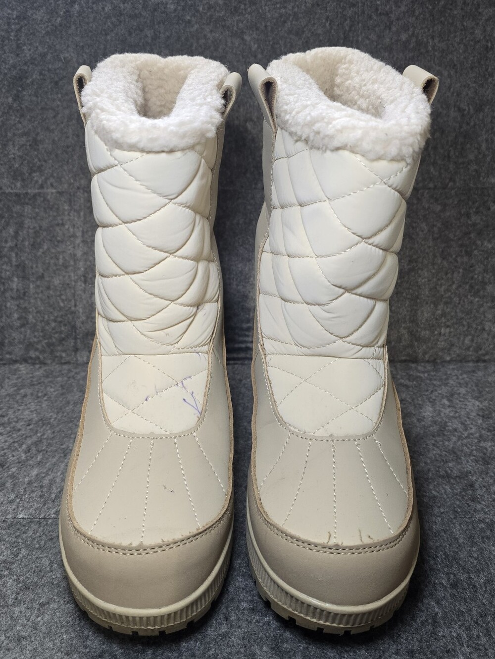 Magellan Outdoors Women's Snow Boots, Khaki Color Size 8